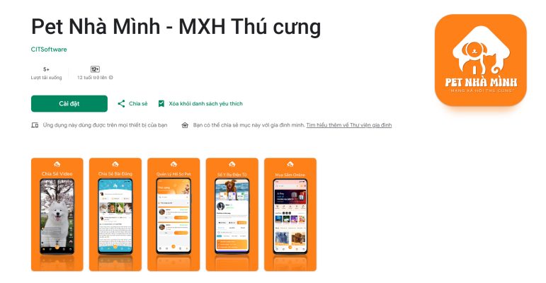 Mang xã hội pet nhà mình