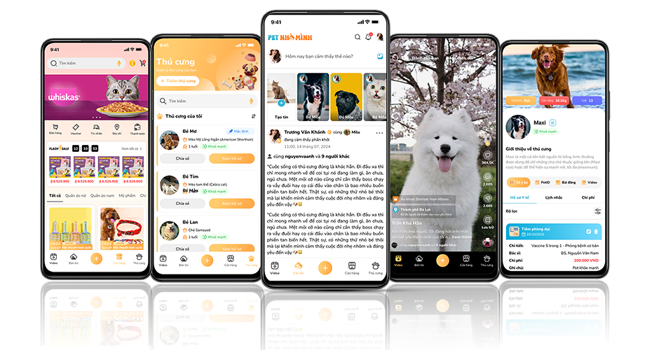 mạng xã hội pet nhà mình