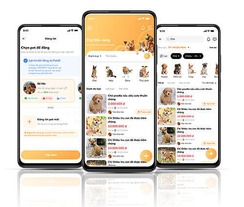 app rao vạt mua bán thú cưng